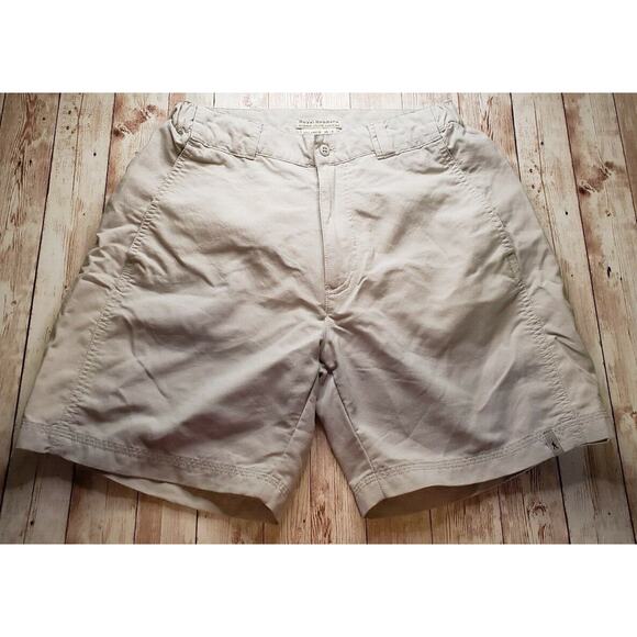 Royal Robbins Women's Khaki Nylon Hiking Shorts Size 2 - Picture 1 of 9